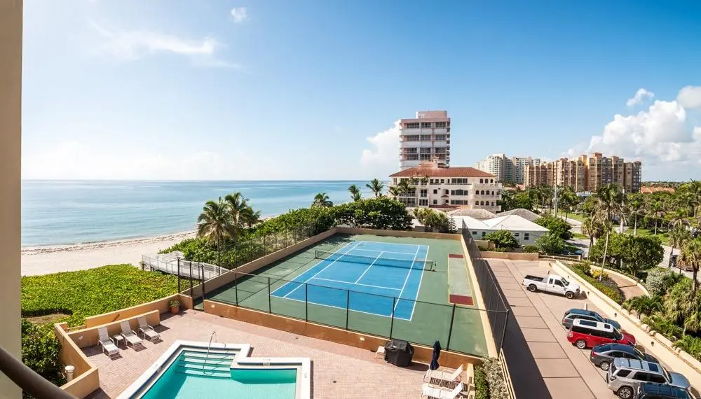View from Balcony looking Southeast at 3407 S Ocean Boulevard 5c, Highland Beach