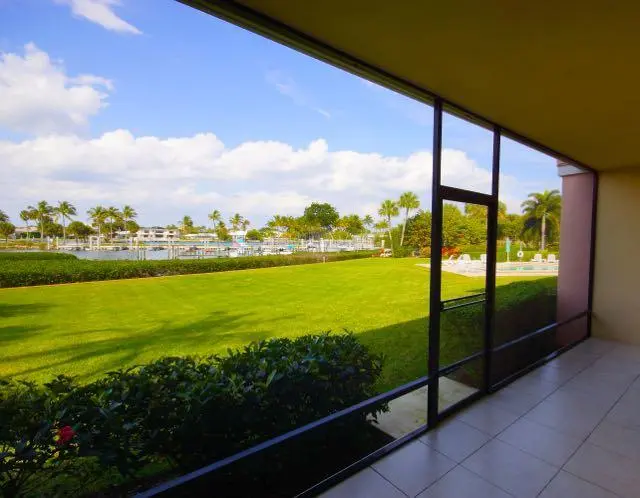 Screened Porch View at 851 Saturn Street C, Jupiter