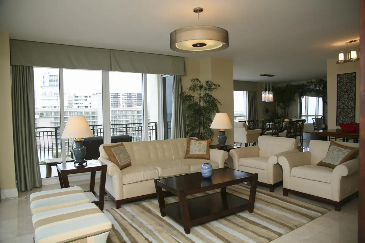 Living Area at 3800 N Ocean Drive 852, Singer Island