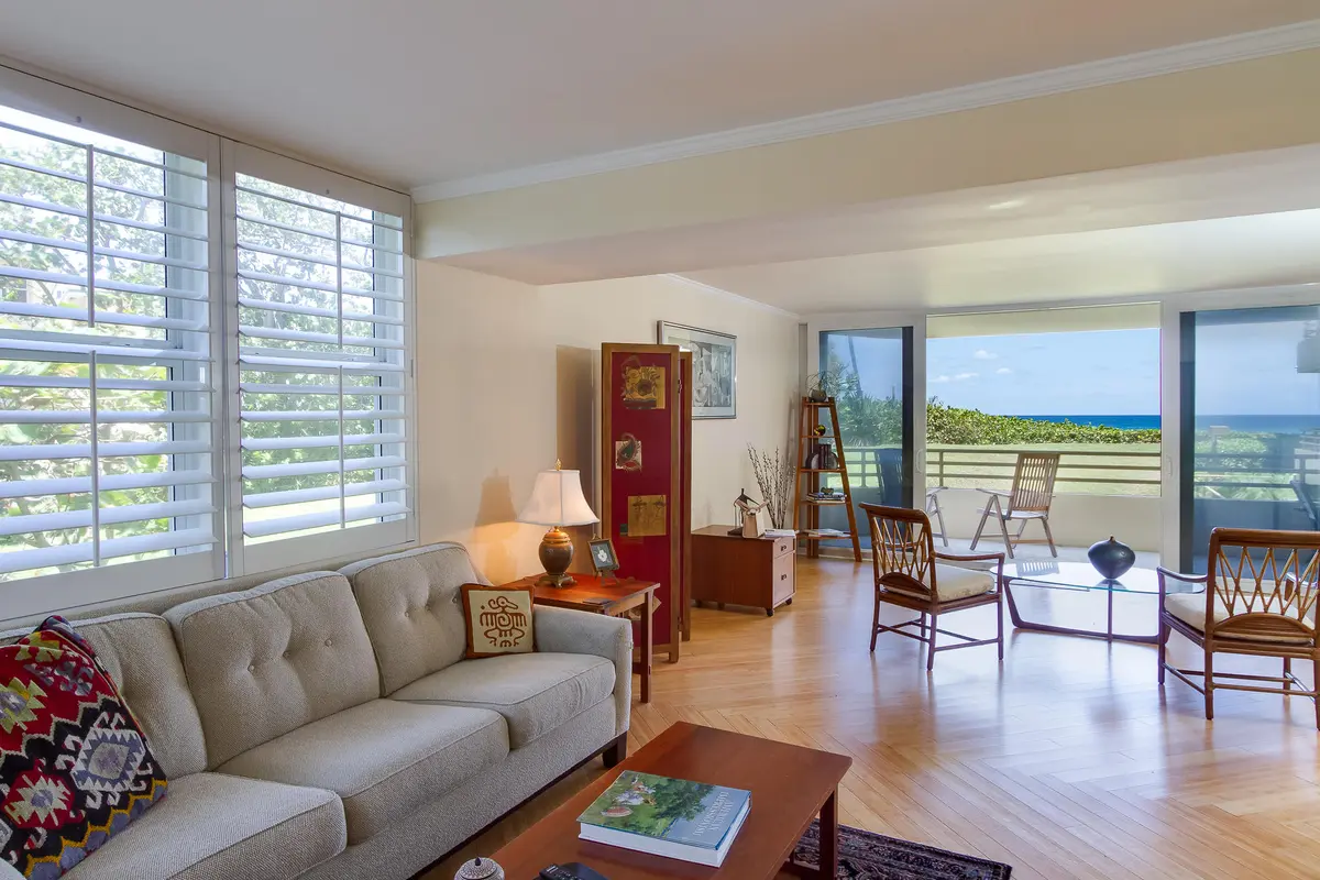 Wood floors thru-out at 3407 S Ocean Boulevard 1-D, Highland Beach