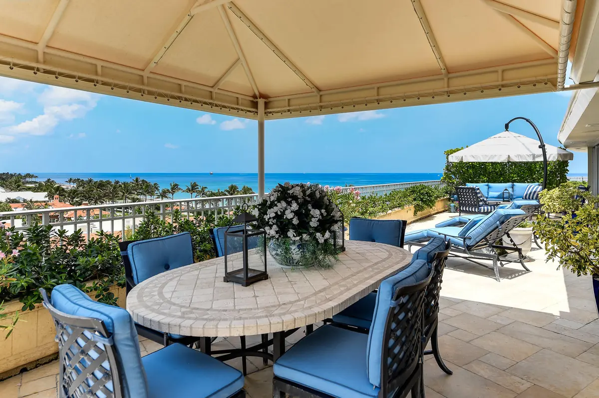 Penthouse Balcony at 100 Royal Palm Way Ph-2, Palm Beach