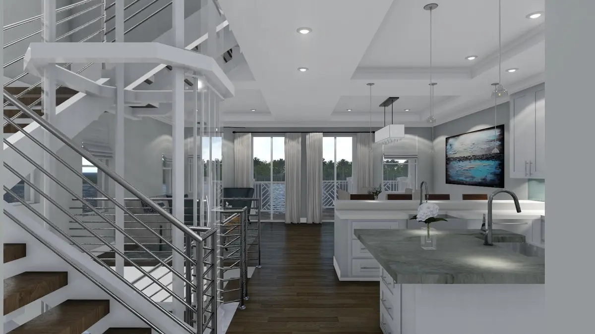 03-ElevatorKitchen-016 at 1045 Harbor Villas Drive 1, North Palm Beach
