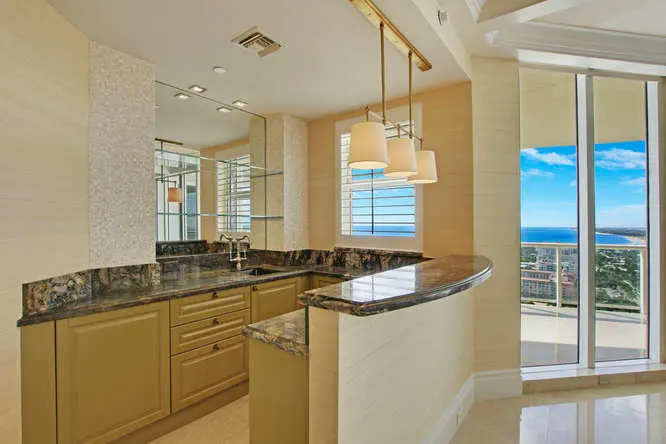 Wet Bar at 2700 N Ocean Drive 2303-A, Singer Island