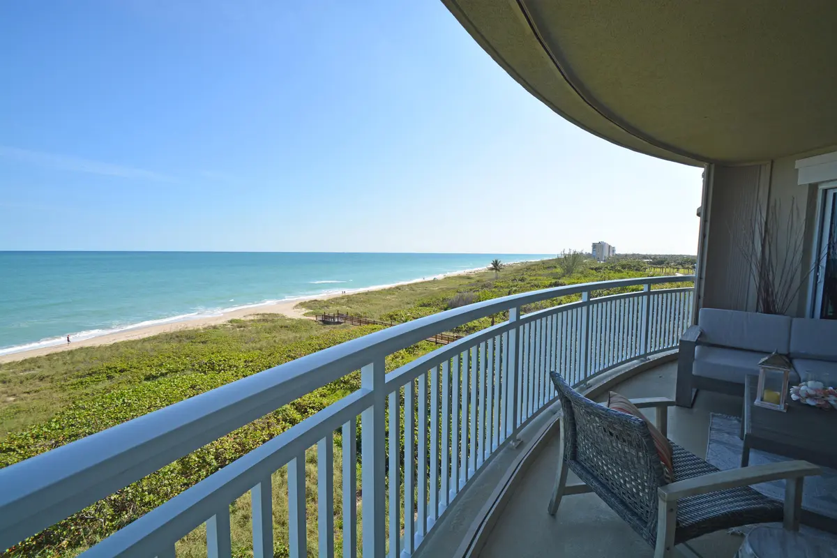 East balcony looking South at 3702 N A1a 601, Hutchinson Island
