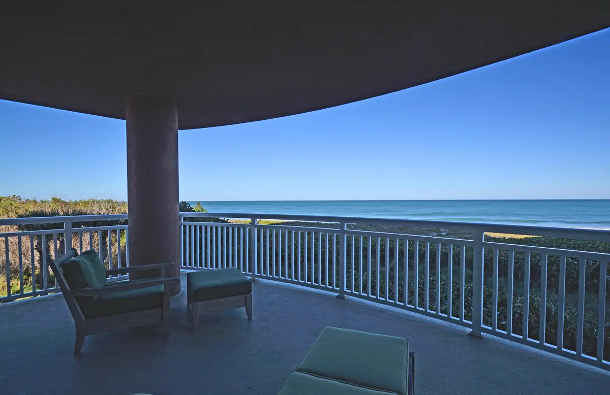 Balcony view Northeast at 3702 N Highway A1a 301, Hutchinson Island