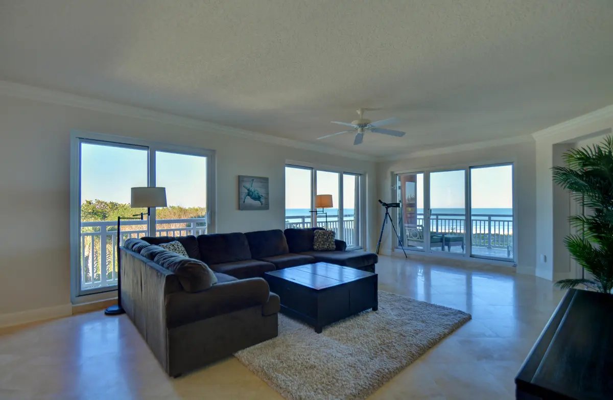 Living room at 3702 N Highway A1a 301, Hutchinson Island