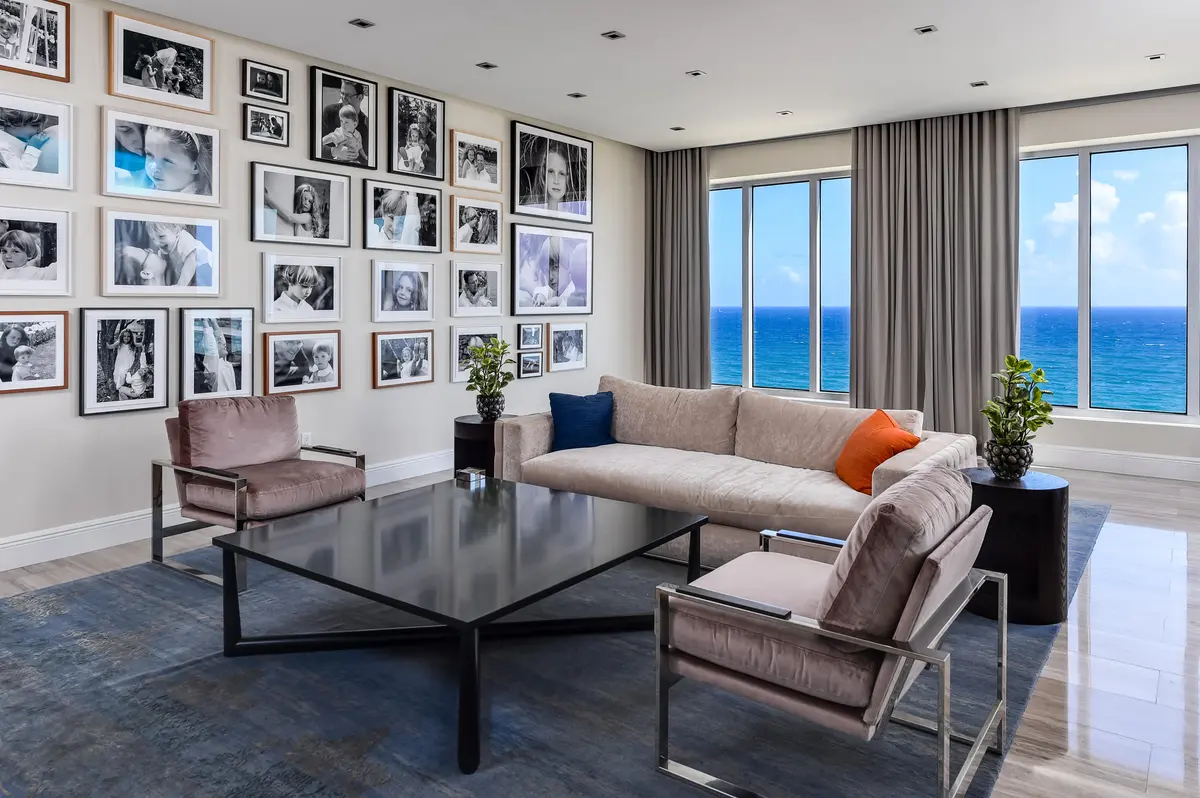 Family Room at 2700 N Ocean Drive Ts11a, Singer Island