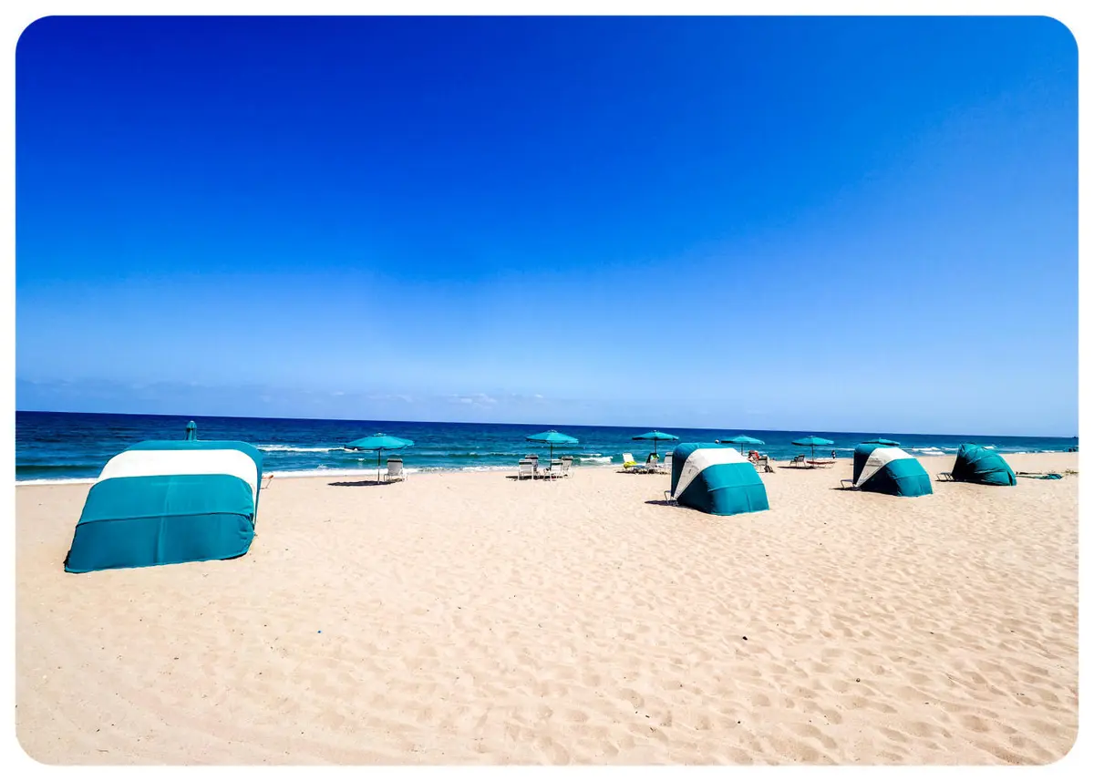 BEACH WITH PRISTINE WATER at 4101 N Ocean Boulevard D 1804, Boca Raton