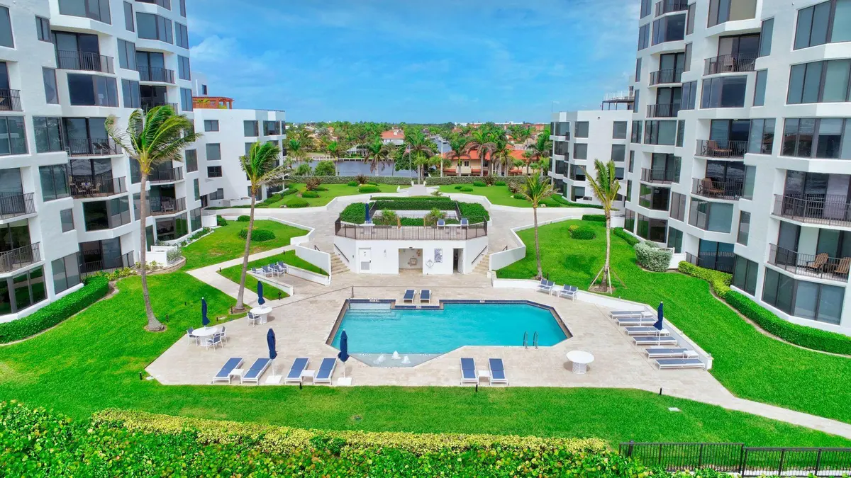 Renovated Oceanfront Pool at 2565 S Ocean Boulevard 205n, Highland Beach