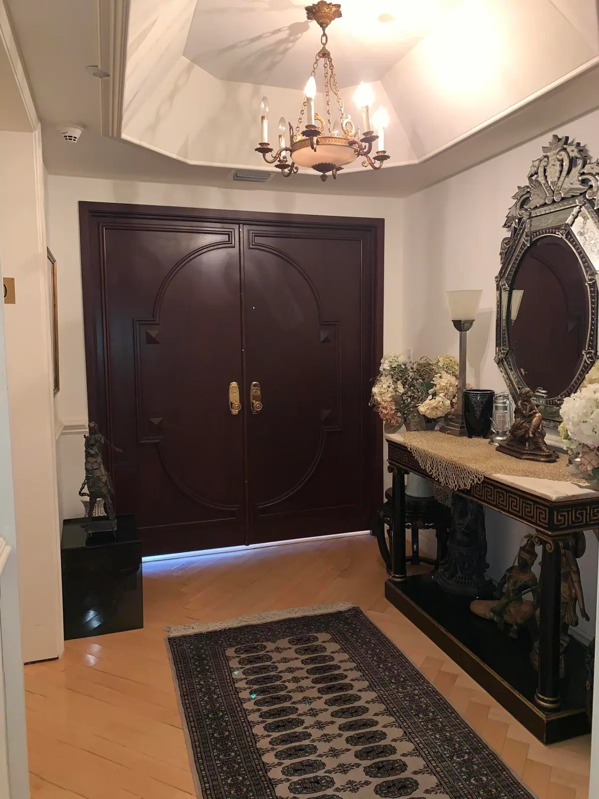Private Front Entry Hall at 2600 Island Boulevard 1001, Aventura
