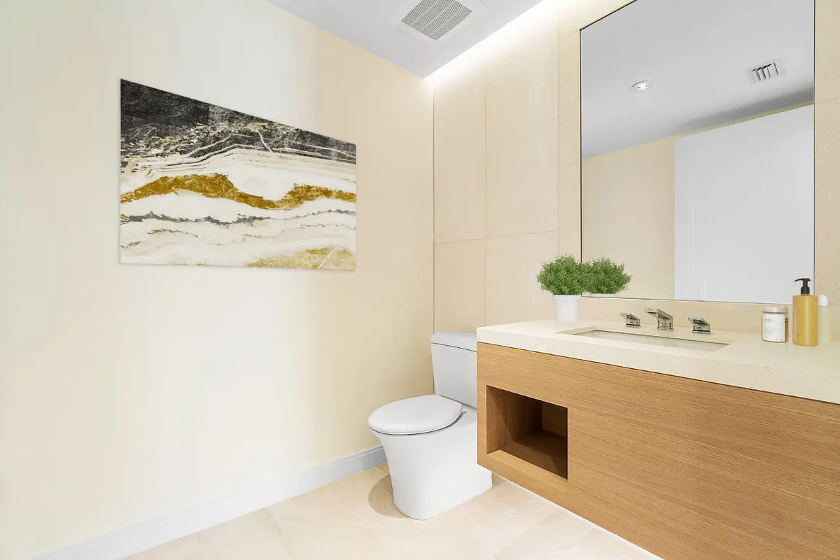 Powder Room at 3550 S Ocean Boulevard 5 D, South Palm Beach