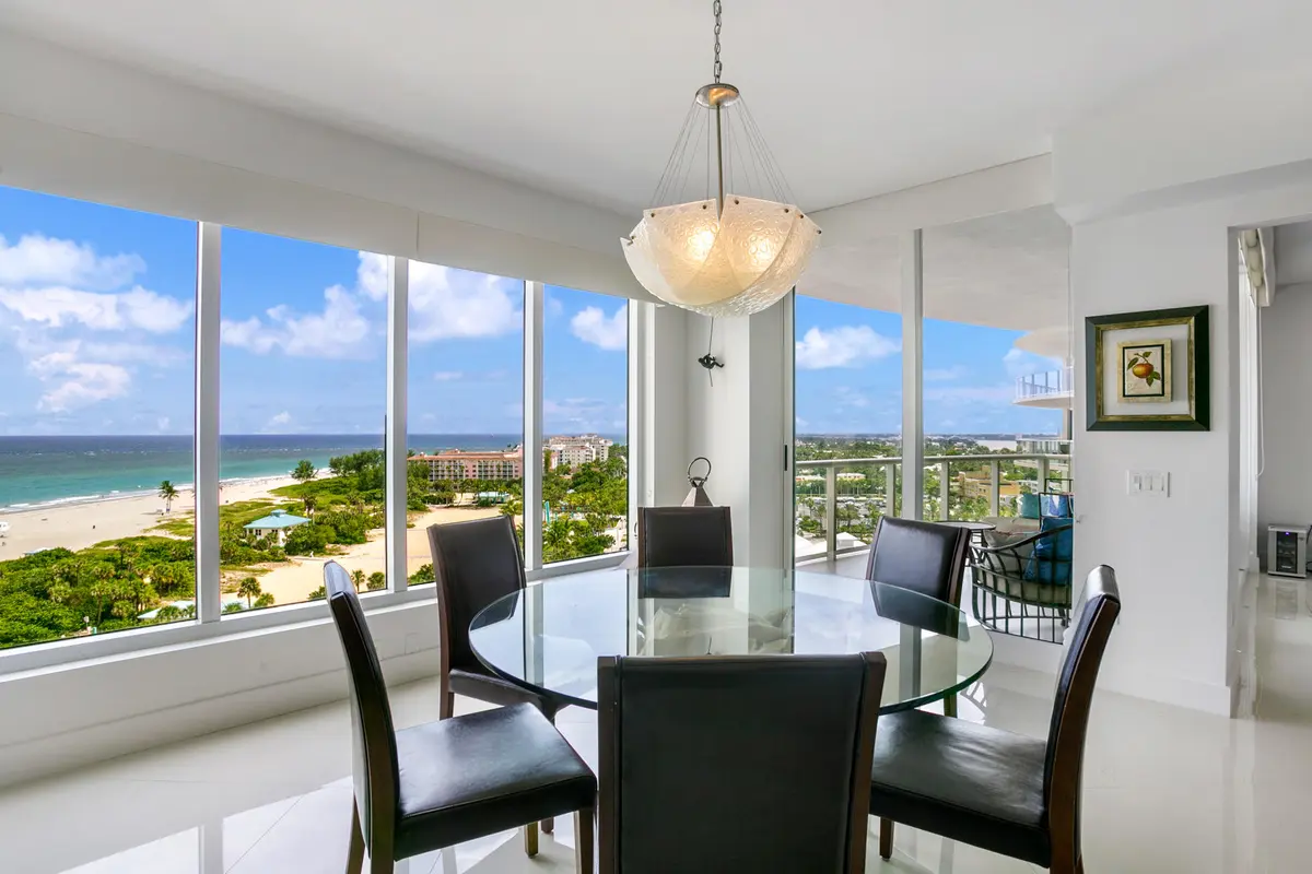Breakfast Nook View at 2700 N Ocean Drive 902b, Singer Island