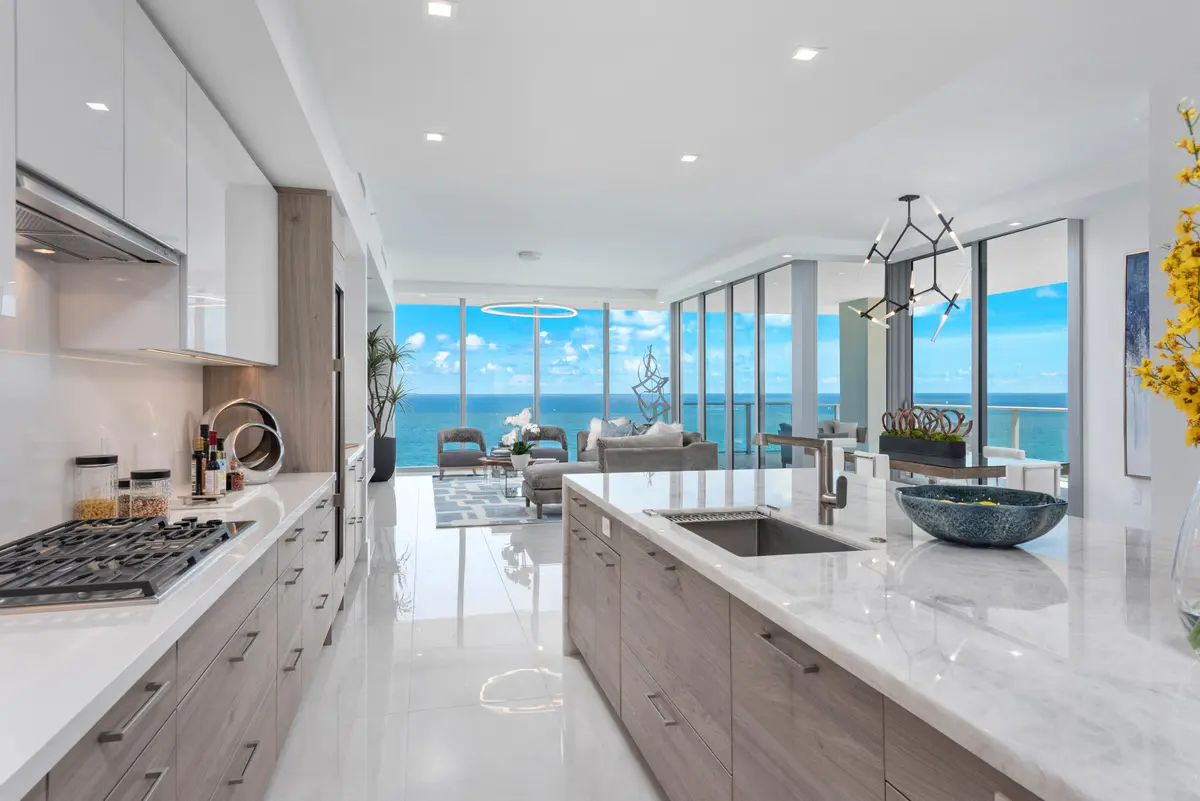 2003 Model Kitchen at 5000 N Ocean Drive 1801, Singer Island
