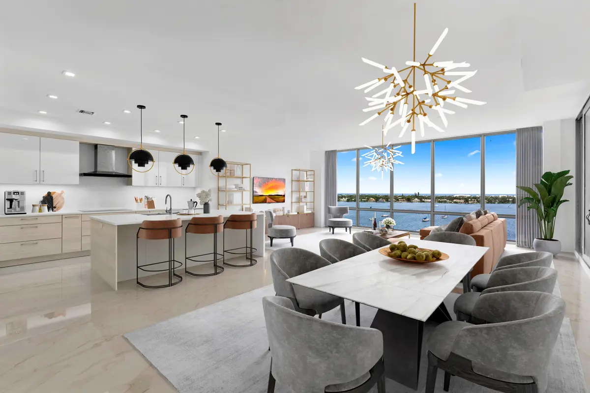 Main Living Area at 3 Water Club Way 902, North Palm Beach