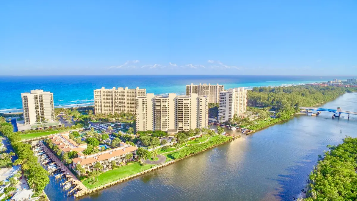 Aerial at 4101 N Ocean Boulevard D-507, Boca Raton