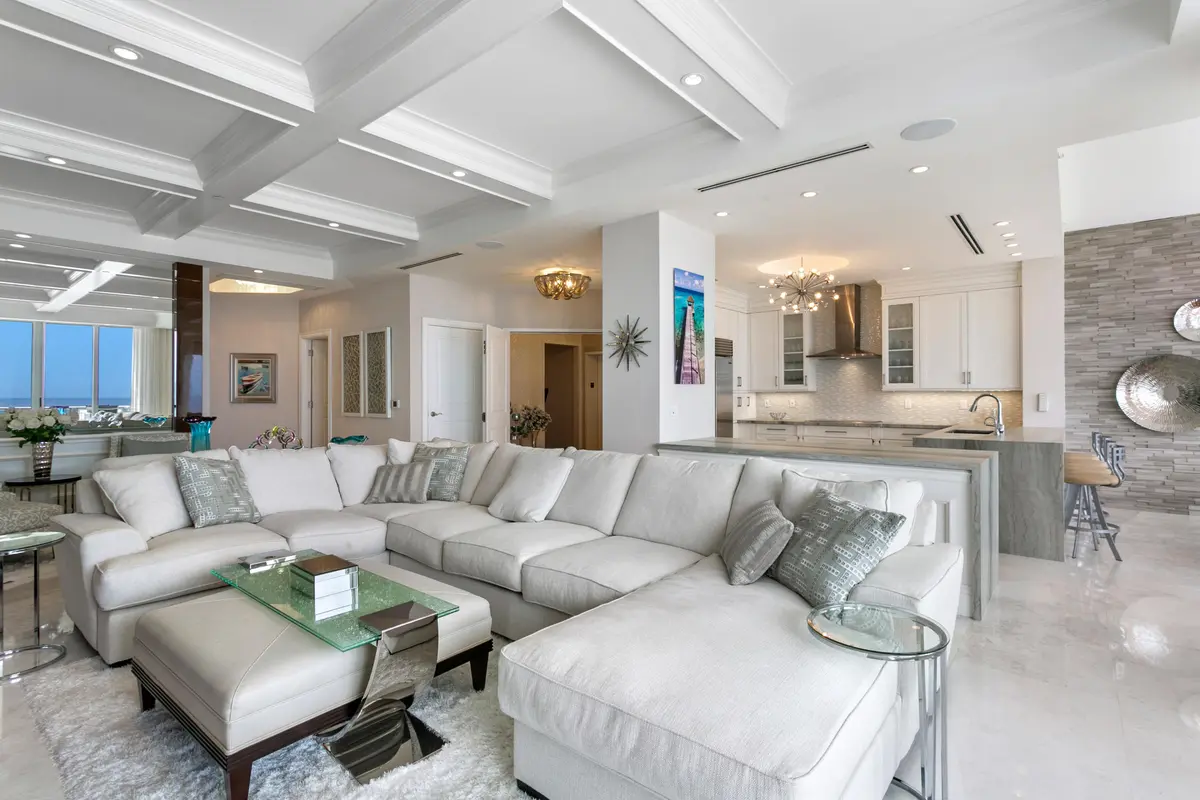 Living Room 2 at 2700 N Ocean Drive Lph2b, Singer Island