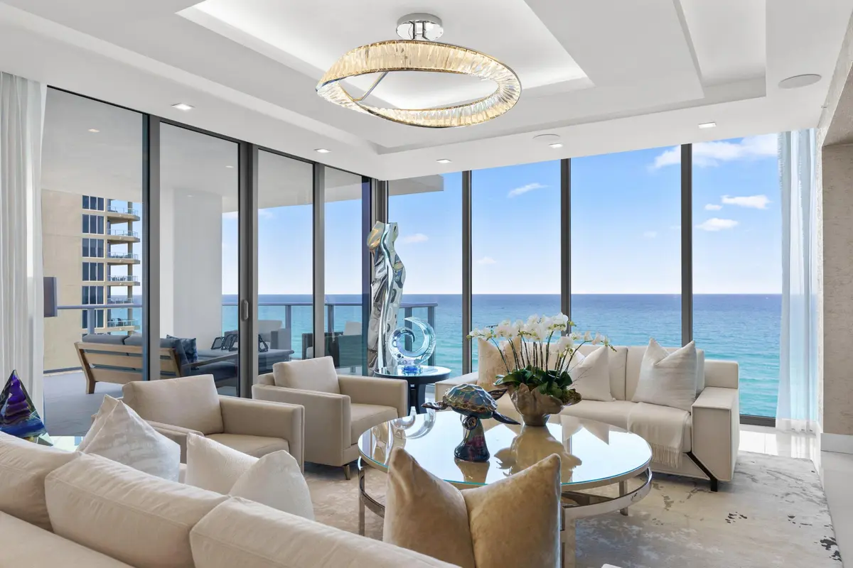Great room at 5000 N Ocean Drive 1101, Singer Island