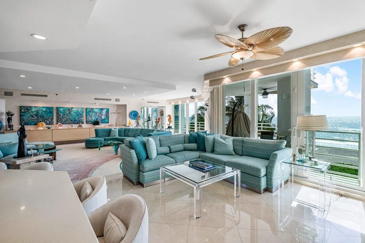 Living Area at 800 S Ocean 301 Boulevard 301, Boca Raton