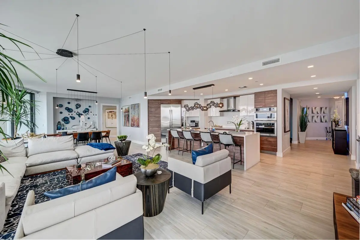 Main Living Area at 100 E Las Olas Boulevard 2303, Fort Lauderdale