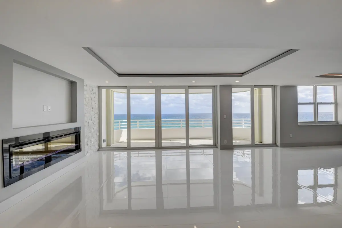 LIVING ROOM at 3407 S Ocean 8b Boulevard 8b, Highland Beach