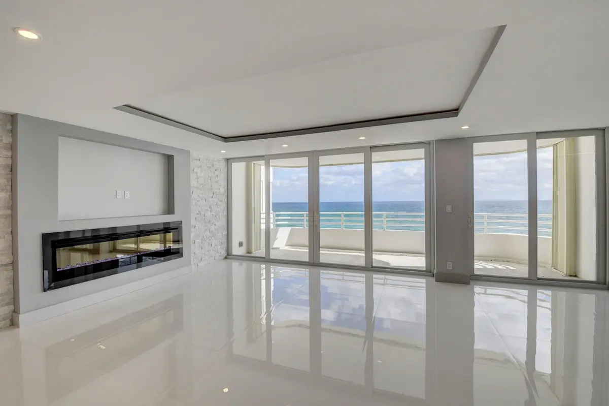 LIVING ROOM at 3407 S Ocean 8b Boulevard 8b, Highland Beach