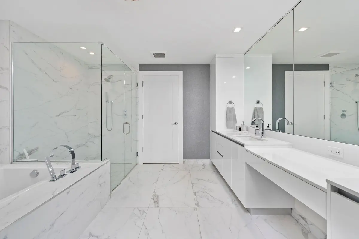 Master Bathroom at 20155 Boca West Drive A501, Boca Raton