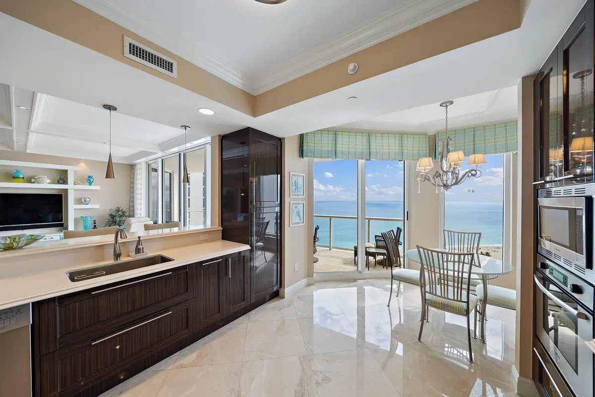 Open Kitchen Floor Plan at 2700 N Ocean Drive 2403b, Singer Island