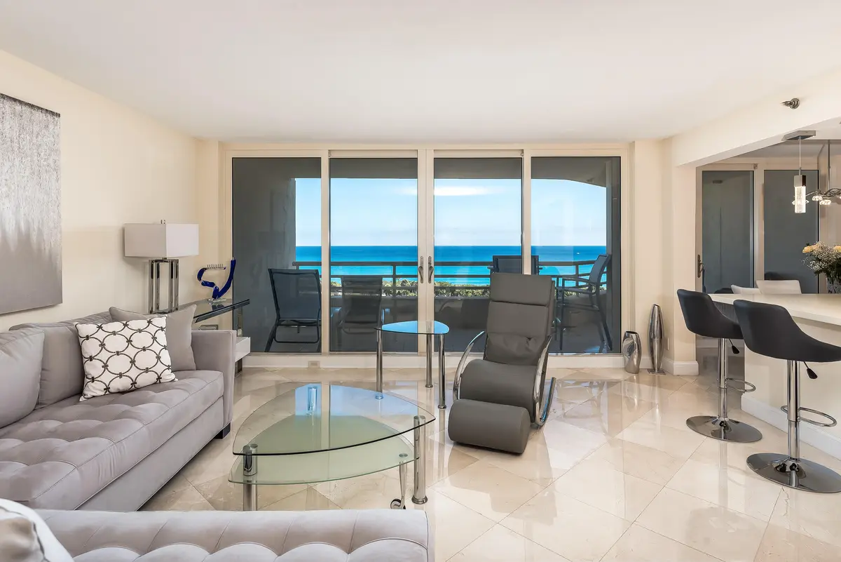 008_Living Room II at 4101 N Ocean Boulevard 1107, Boca Raton