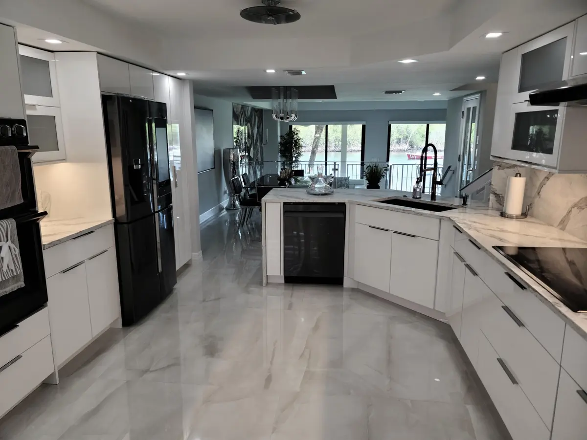 Kitchen View at 4501 N Ocean Boulevard C-T3, Boca Raton