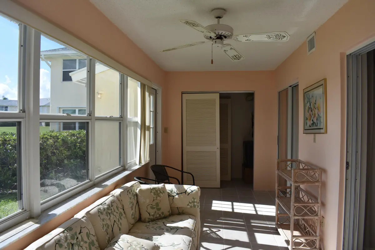 Back Patio at 500 Grove Isle Circle 103, Vero Beach