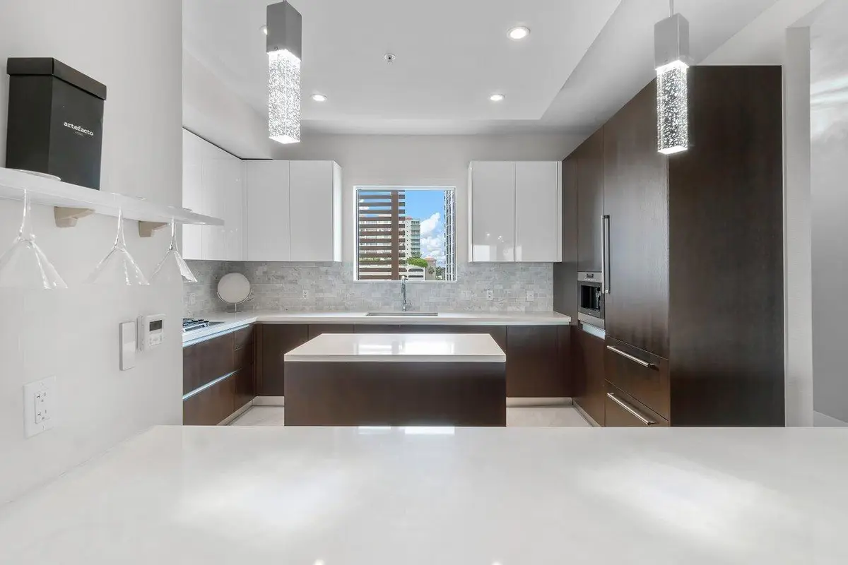Kitchen at 3030 N Ocean Boulevard S204, Fort Lauderdale