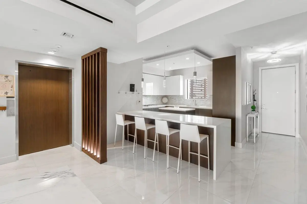 Kitchen at 3030 N Ocean Boulevard S204, Fort Lauderdale