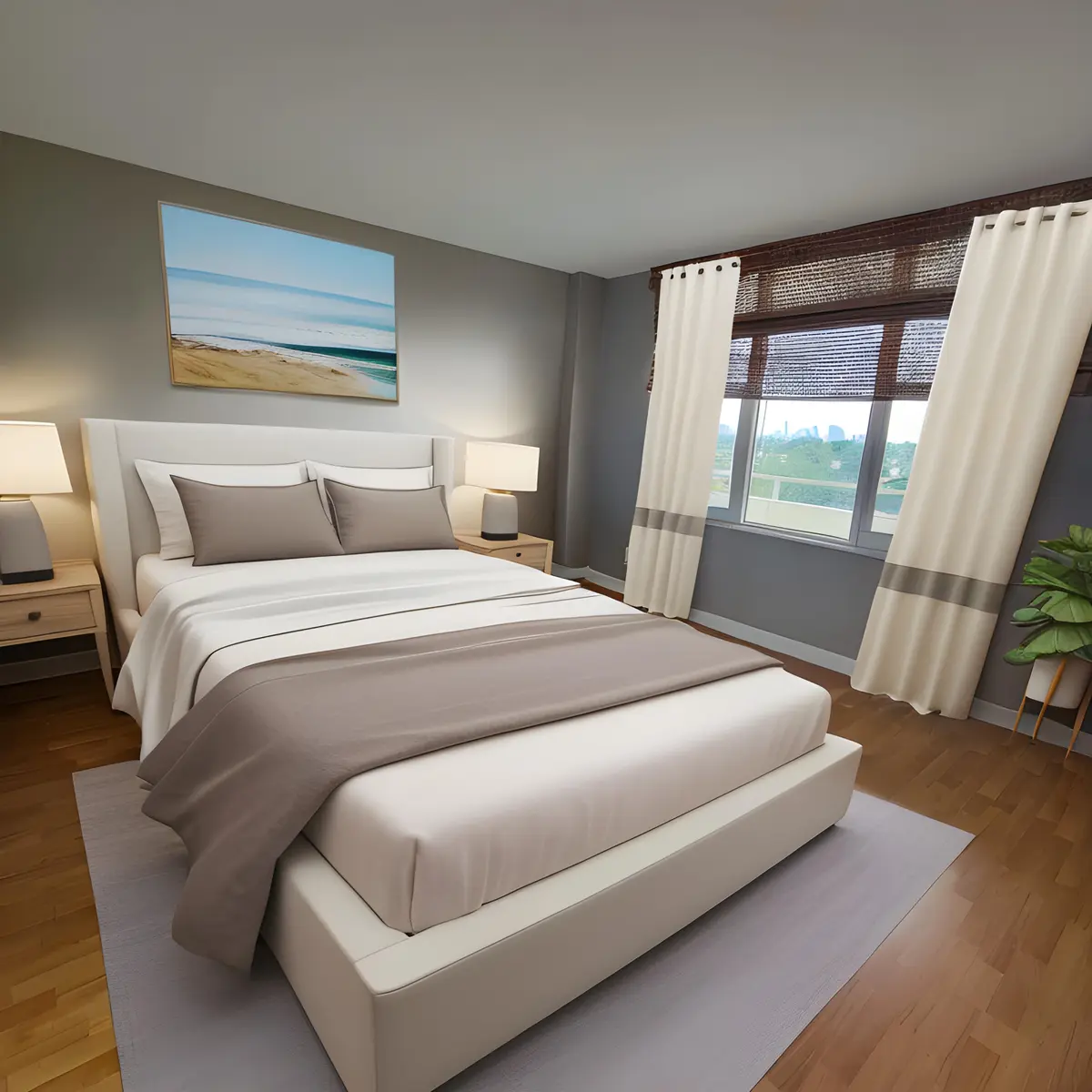 Bedroom at 5600 Collins Avenue 7-F, Miami Beach