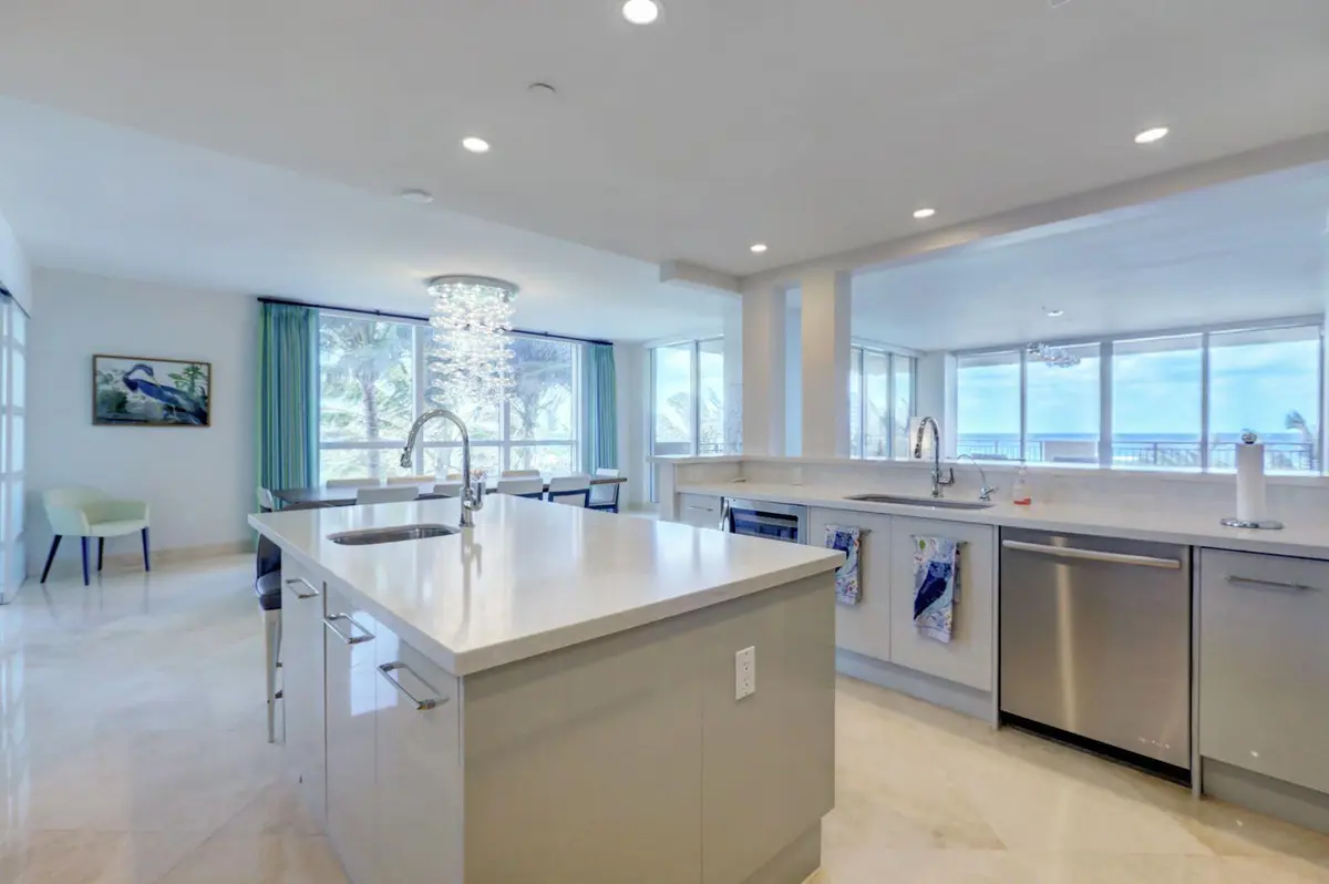 Newly Renovated Kitchen at 3800 N Ocean Drive 453, Singer Island