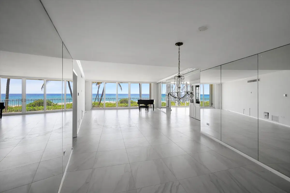 Dining Room / Living Room at 100 Royal Palm Way A2, Palm Beach