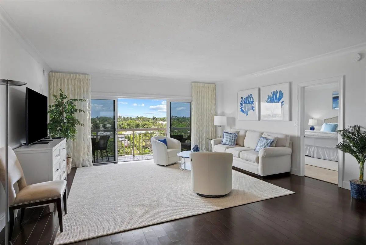 Living Room at 250 Bradley Place 705, Palm Beach
