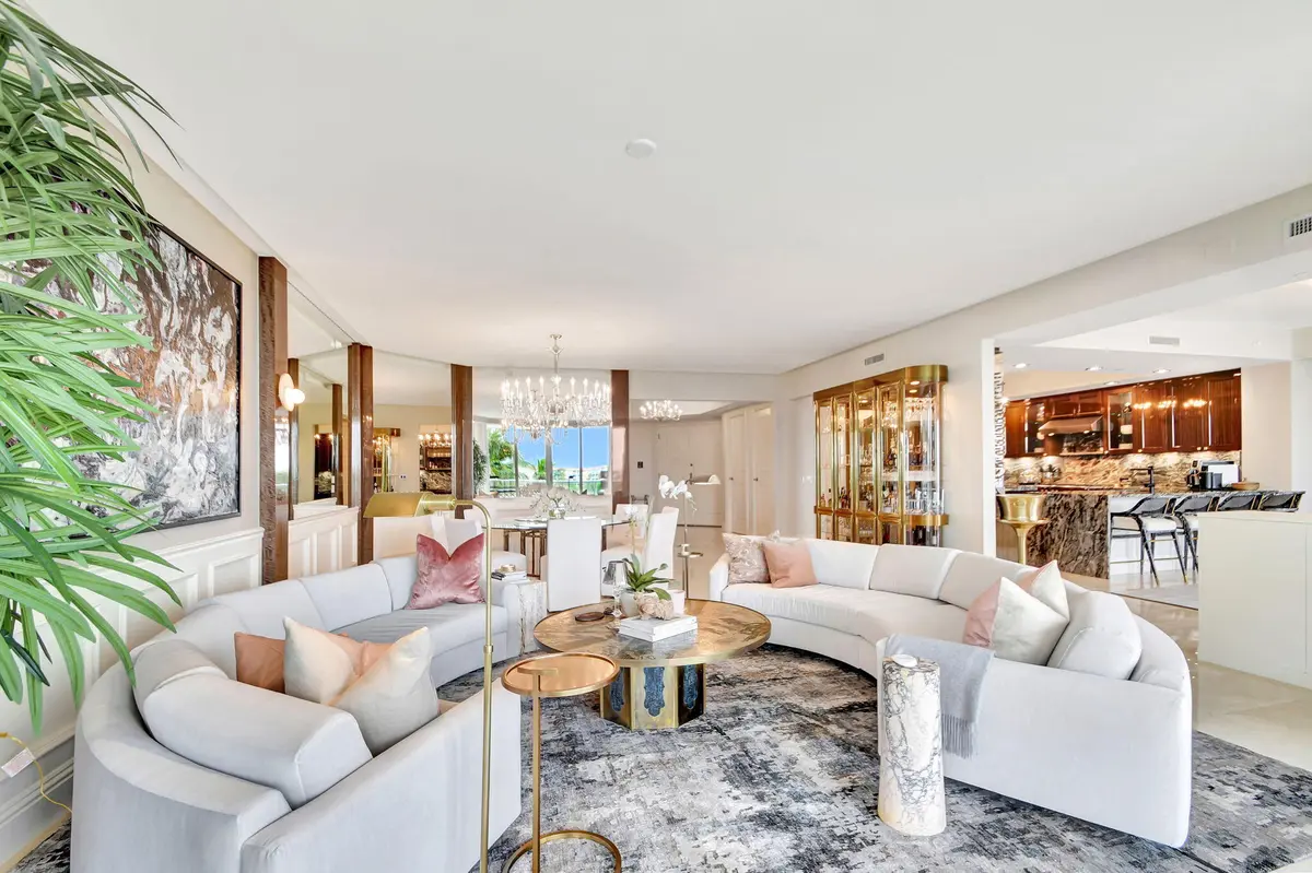Living Room at 2700 N Ocean Drive 304a, Singer Island