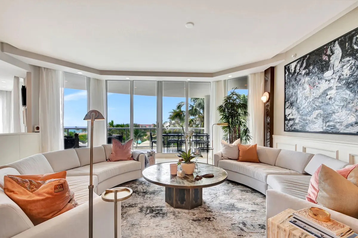 Living Room at 2700 N Ocean Drive 304a, Singer Island