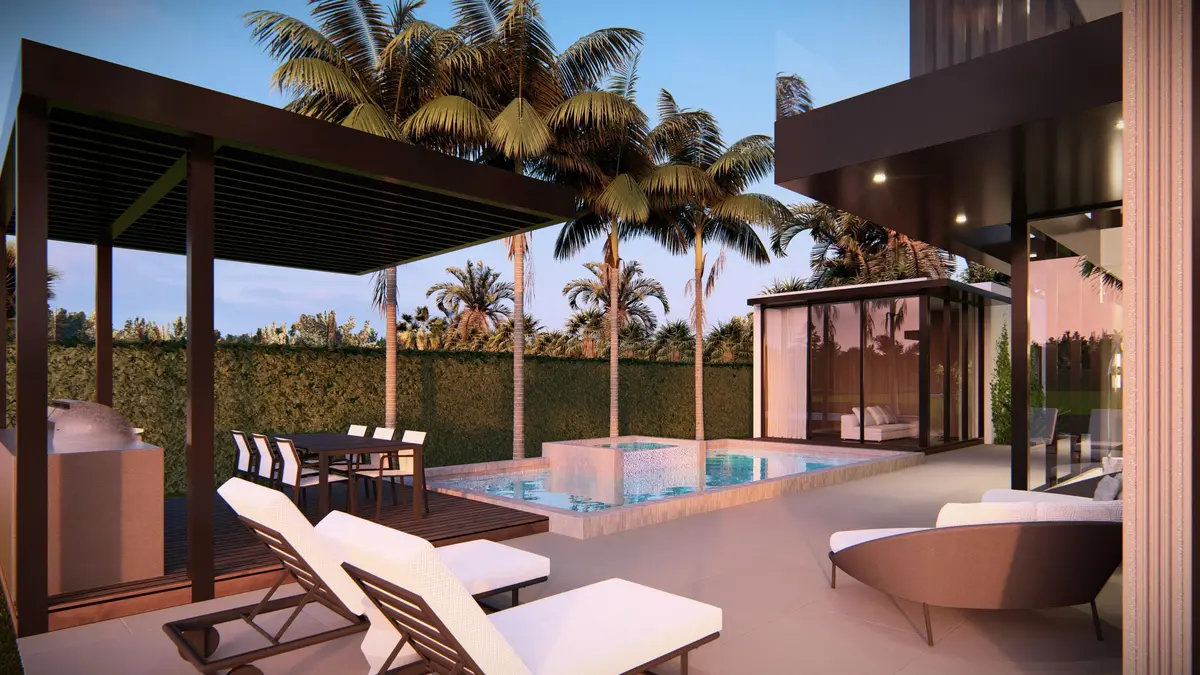 Backyard Oasis at 300 NE 11th Street, Boca Raton