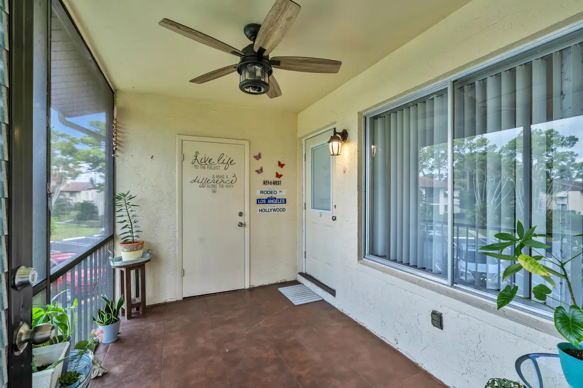 porch at 329 Knotty Pine Circle A-2, Greenacres
