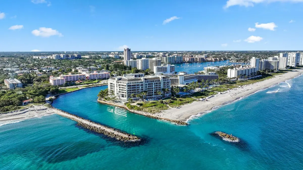 Aerial at 1000 S Ocean Boulevard 208, Boca Raton