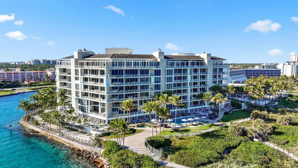 Aerial at 1000 S Ocean Boulevard 208, Boca Raton