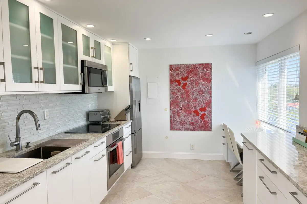 Kitchen at 250 Bradley Place 602, Palm Beach