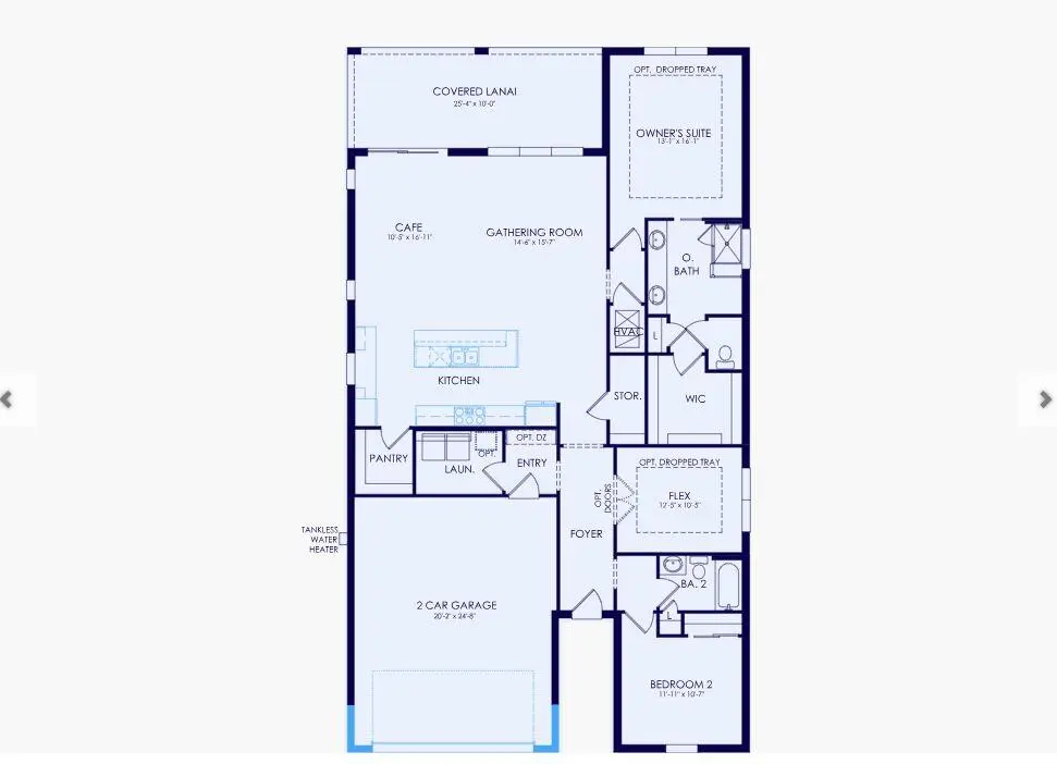 Floorplan Details at 1205 Haven Circle Palmary 30, Vero Beach