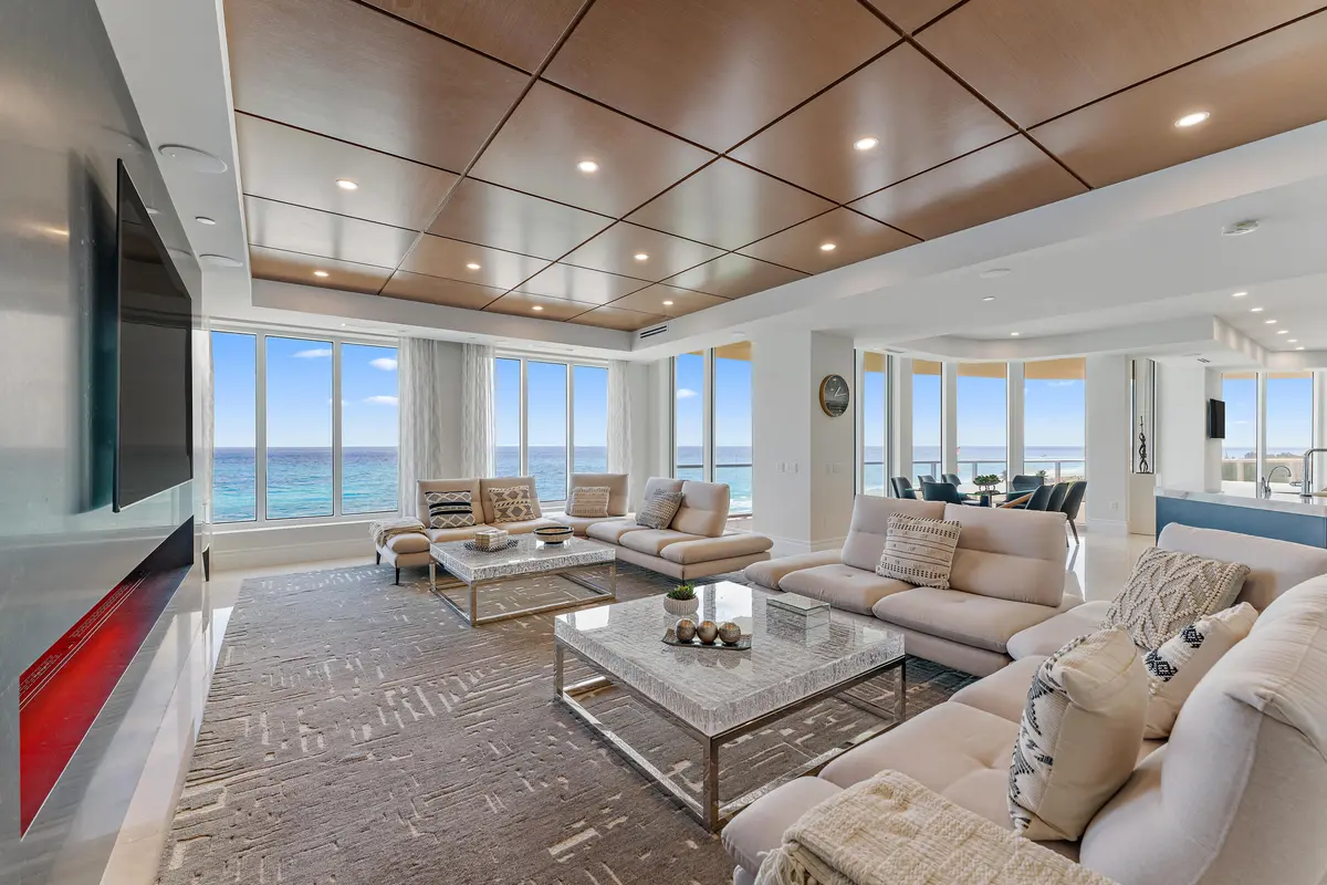 LIVING RM at 2700 N Ocean Drive Ts7a, Singer Island
