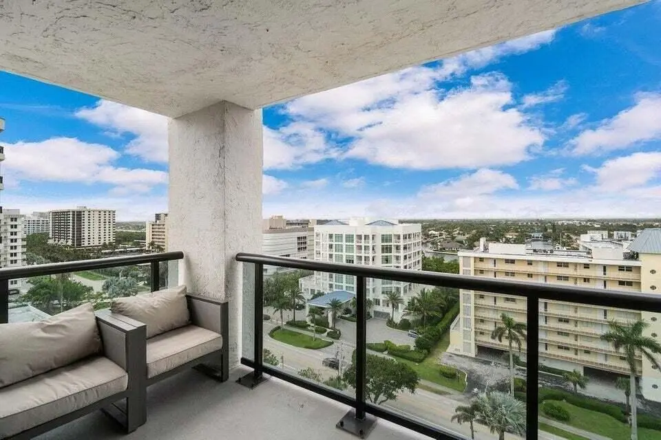 Ocean Terrace Balcony at 3115 S Ocean Boulevard 1001, Highland Beach