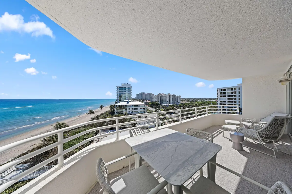 Private Balcony at 3407 S Ocean Boulevard 8c, Highland Beach
