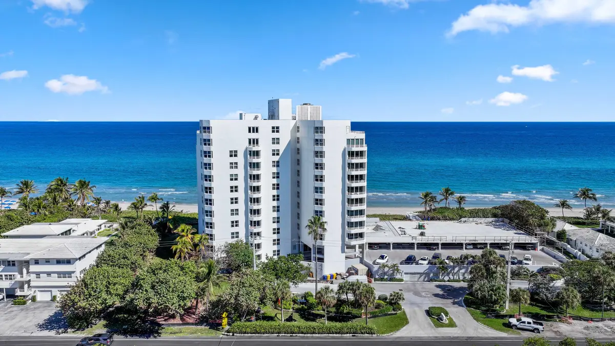 Aerial at 3407 S Ocean Boulevard 8c, Highland Beach