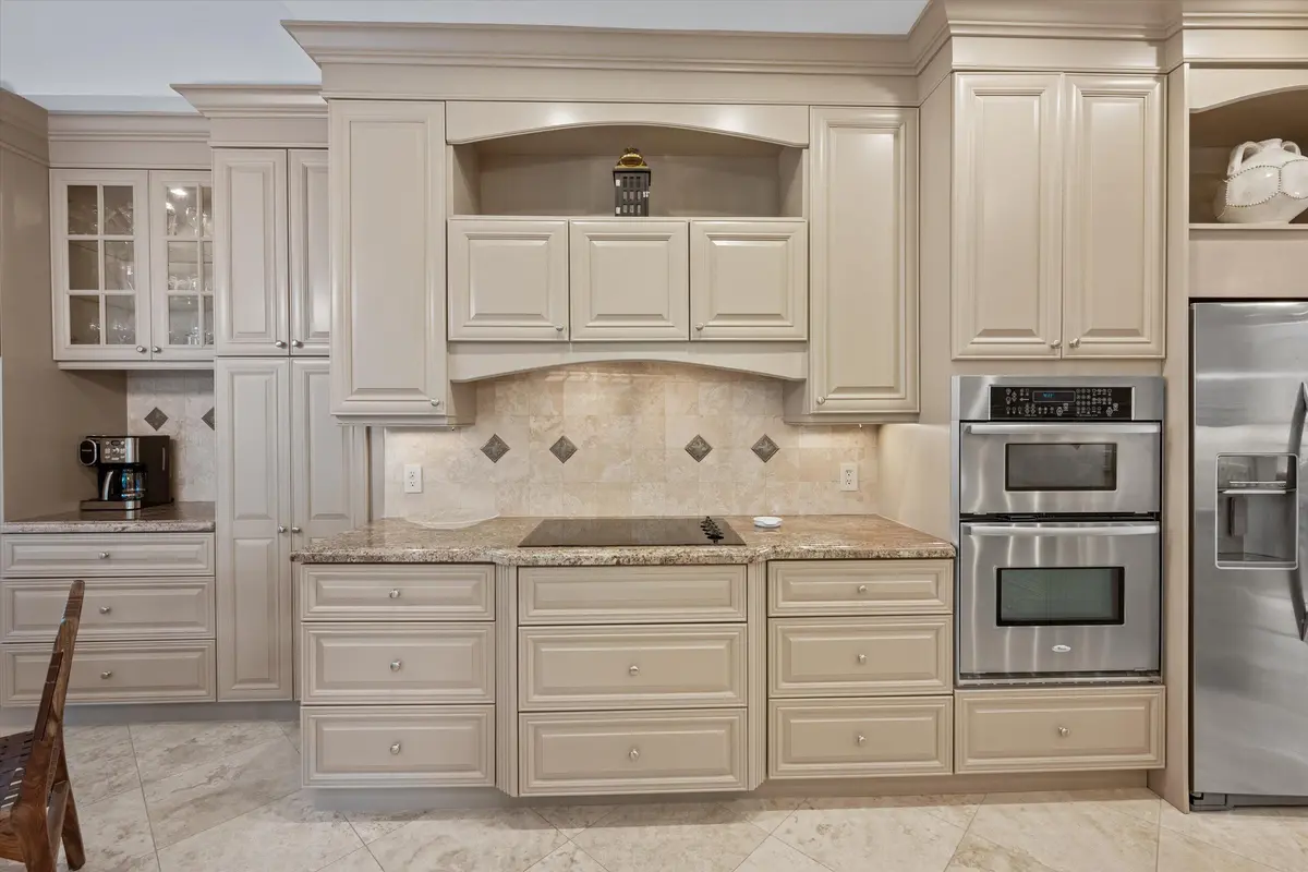 Custom kitchen at 9445 E Fairway Terrace, West Palm Beach