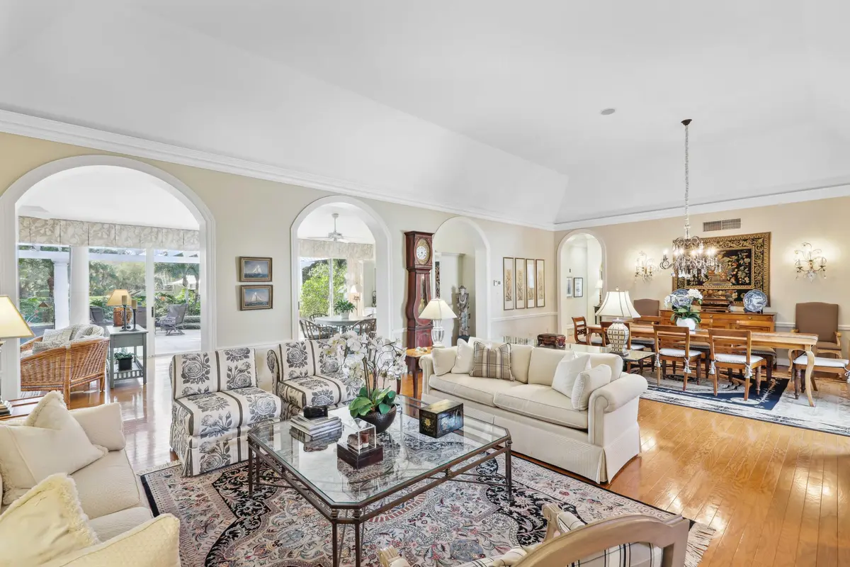 Living / Great Room at 26 Country Road, Village of Golf